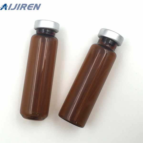 High quality 20ml amber with flat bottom for lab test for sale